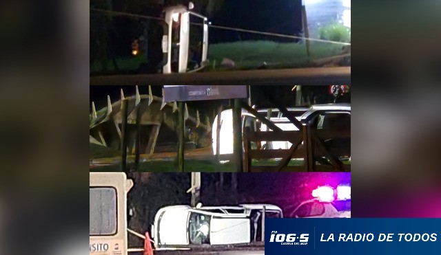 la barra collage vuelco