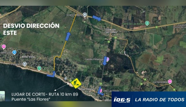 CORTE EN RUTA 10