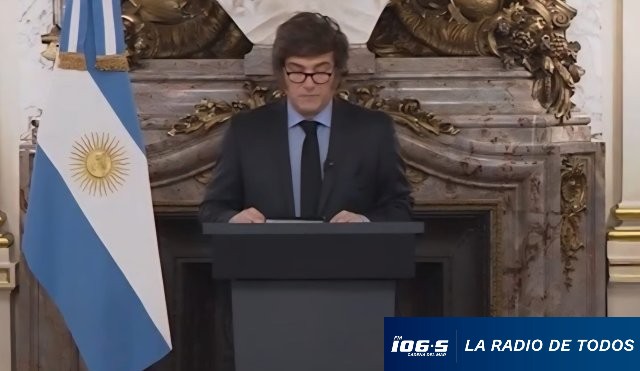 Milei Cadena nacional