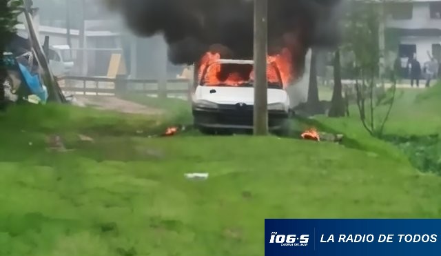Automóvil fuego 