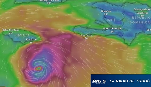 Huracán Nelissa 28.10