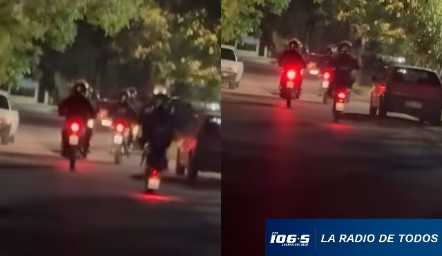 Motos manejan imprudente 