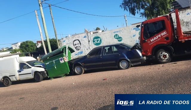 Ebrio choco automóvil 