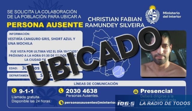 PERSONA ENCONTRADA  22.12