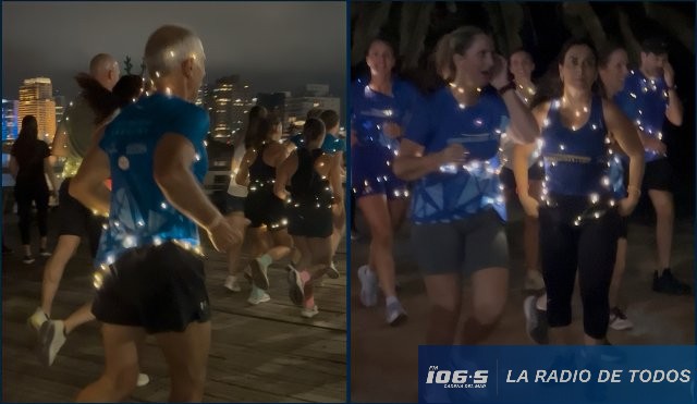 Navidad iluminada corredores