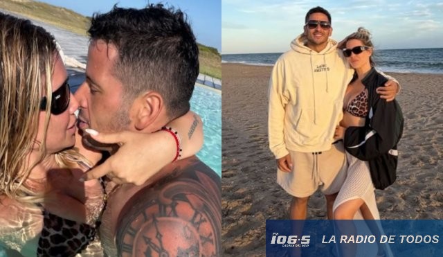 Wanda y Martín en José Ignacio 