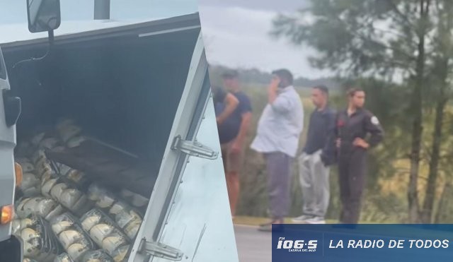 camión volcado