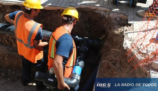 OSE obras cañerías san Carlos 