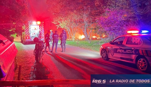 Punta del Este Incendio UTE Alonso Pérez 