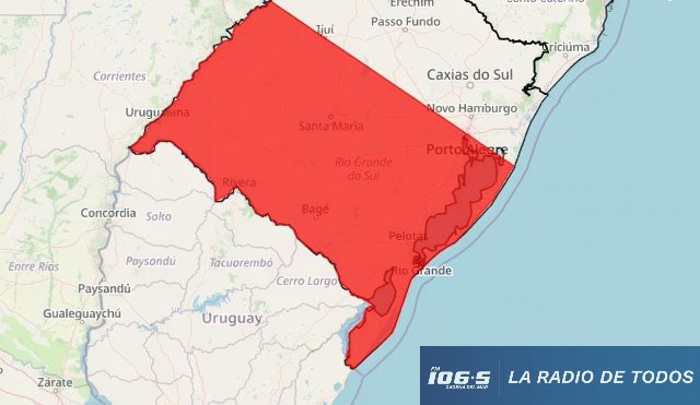 Alerta roja Brasil Uruguay 