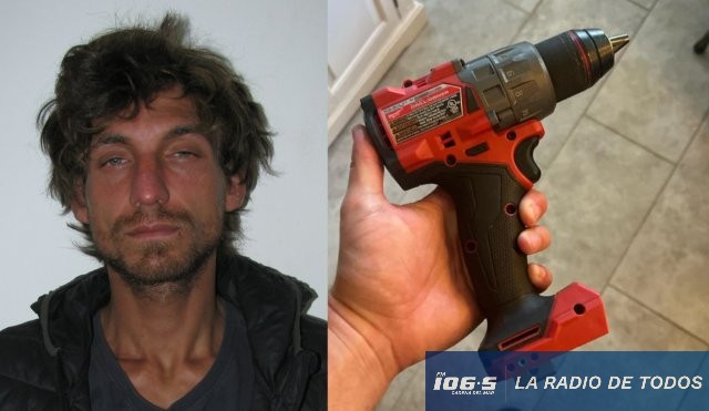 Se llevó el taladro sin pagar