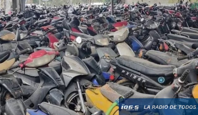 Motos incautadas 
