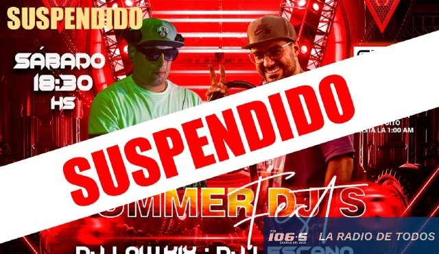 suspendido dj