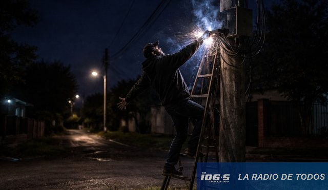 Fue por lana y salió electrocutado