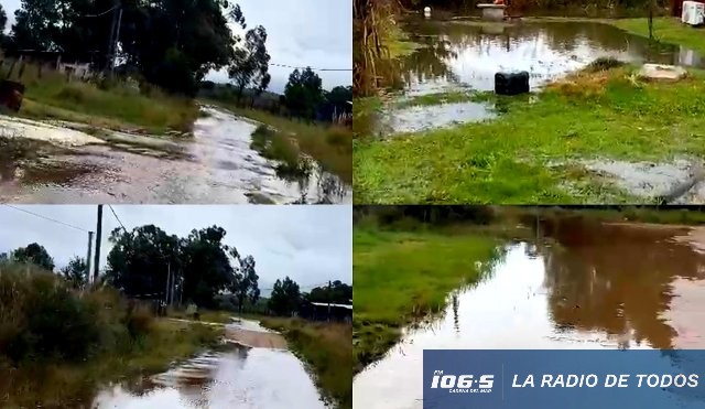 Barra de Portezuelo inundación 