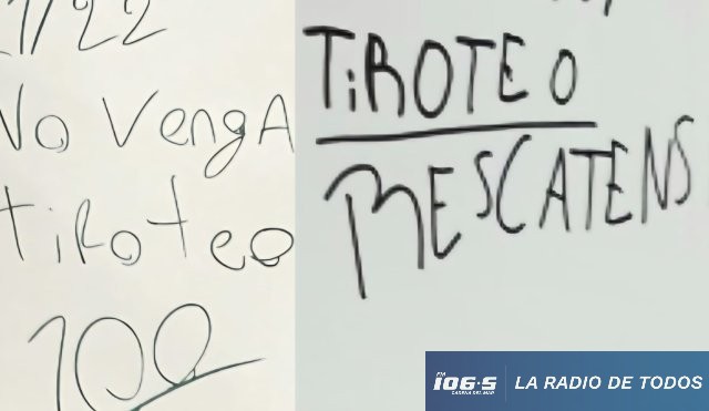 Amenazas centro educativo 