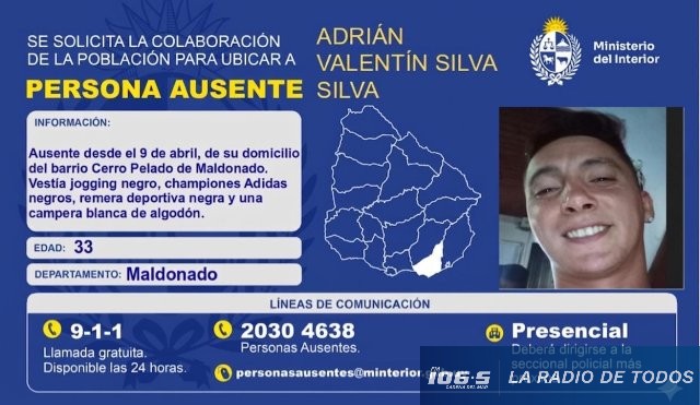Ausente Adrián Valentín SILVA 