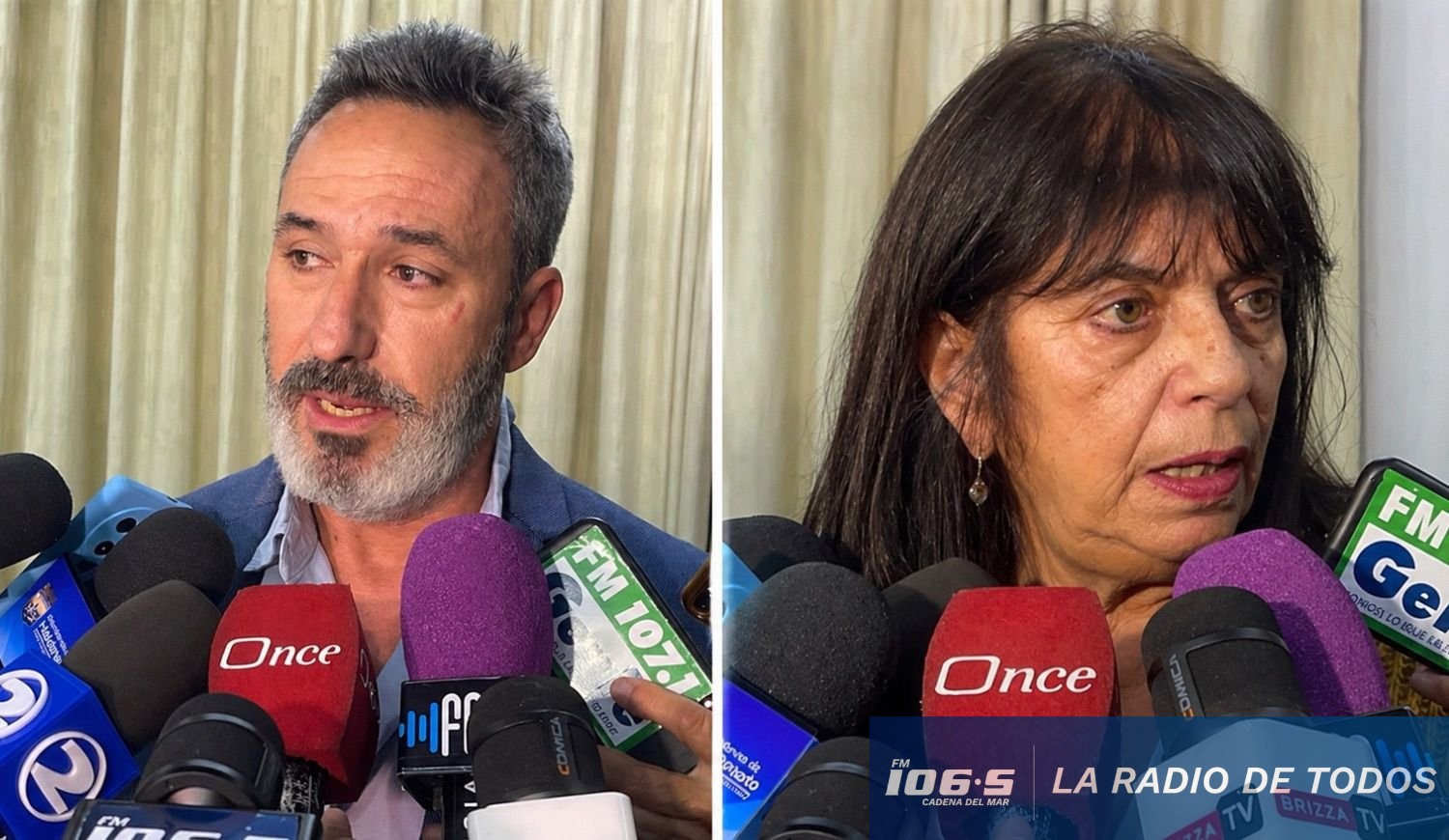 Ejecutivo y Oposición: Abella y Villegas trabajan con el Frente Amplio.