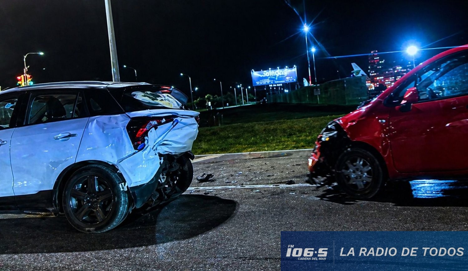 Ruta Interbalnearia (Maldonado): mujer de 80 años resultó herida tras una colisión frente al Aeropuerto de Laguna del Sauce.