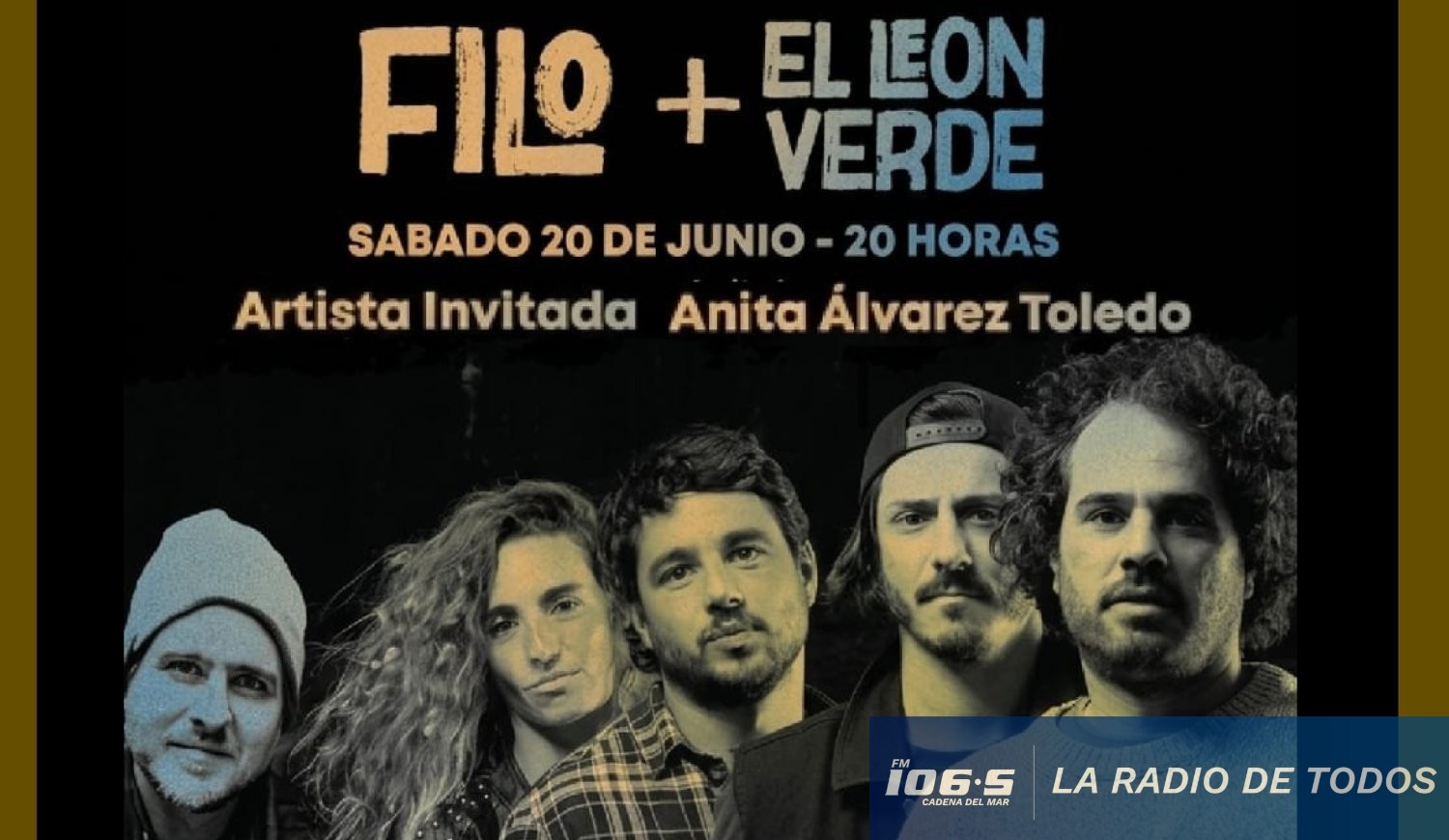 Rock independiente (Maldonado): las bandas Filo y El León Verde presentan espectáculo en la Casa de la Cultura.