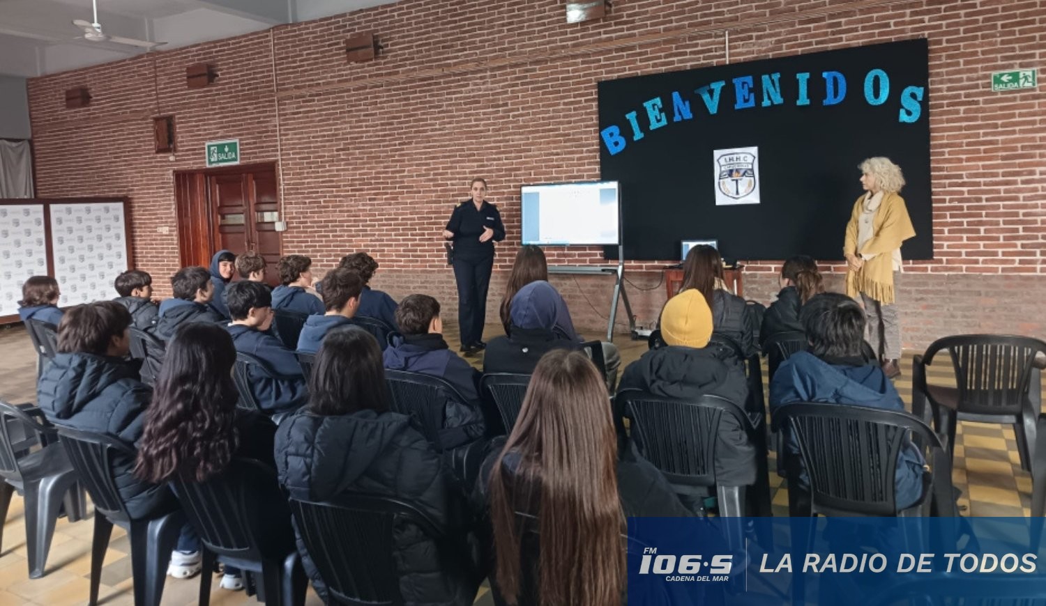 Charlas preventivas (Maldonado): Jefatura de Policía realizó jornada informativa en el Colegio Hermanas Capuchinas.