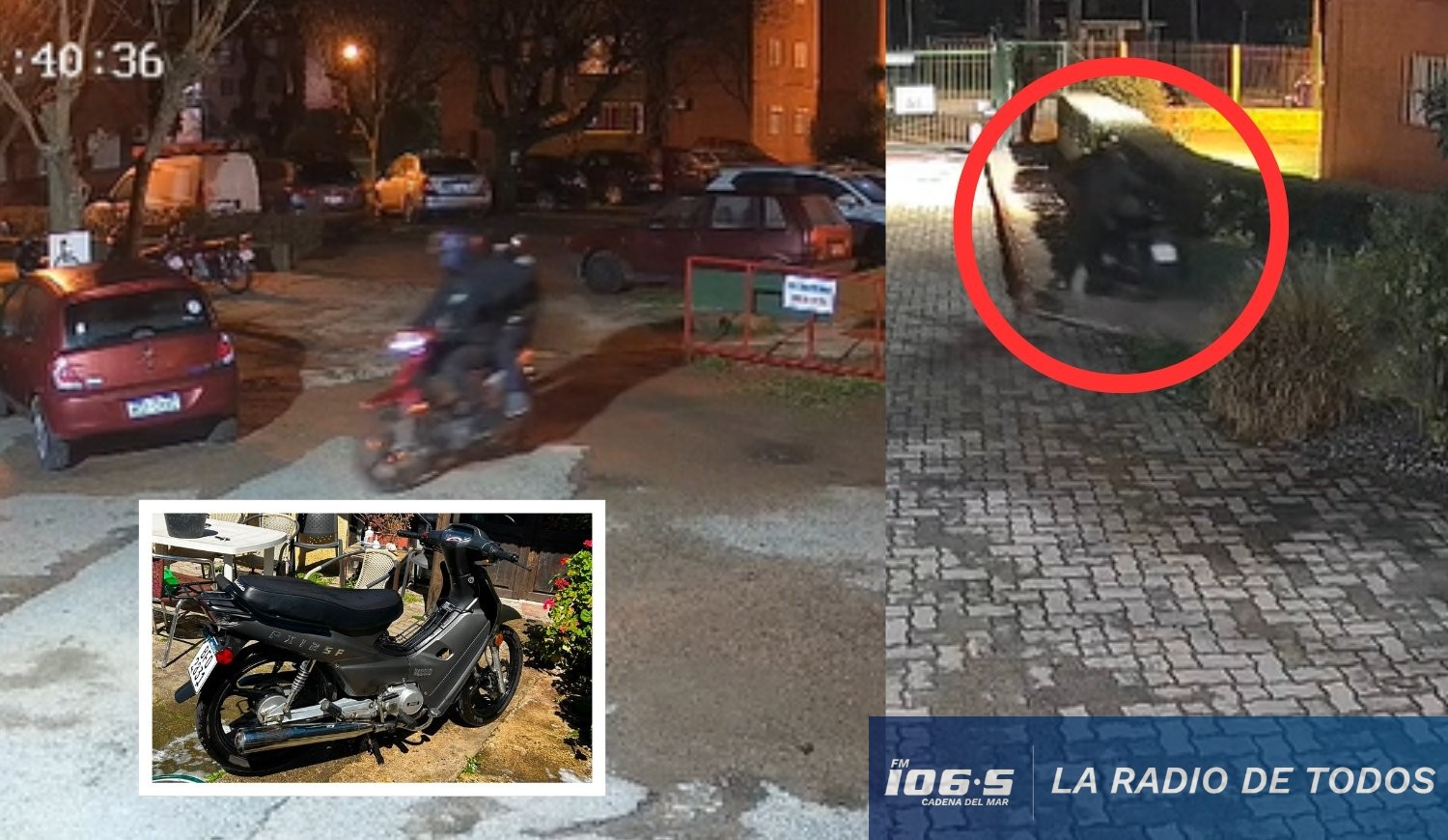 Maldonado: cámaras de seguridad registraron el robo de un birrodado en ...