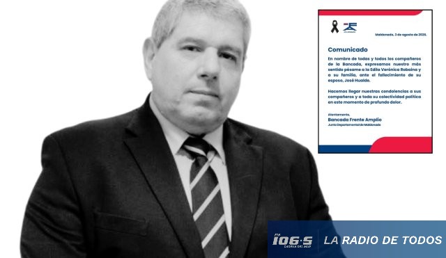 Maldonado: Frente Amplio expresó sus condolencias tras el fallecimiento de José Hualde.