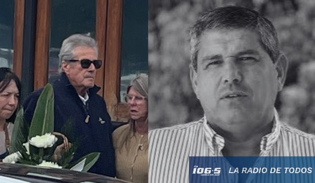Fallecimiento de José Hualde: ex Intendente Enrique Antía se encuentra en el velatorio.