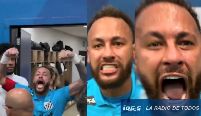 Neymar Jr. (Copa de Brasil): insultó a dirigentes, les gritó 