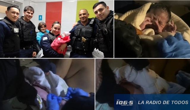 Parto de Urgencia (asistencia policial): nació Milagros tras operativo en su vivienda.