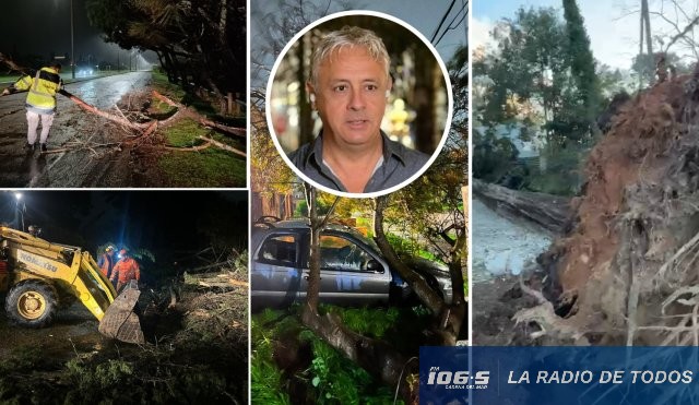 Temporal (Maldonado): según reportó Marcelo Umpierrez, el departamento recupera la normalidad tras el pico del ciclón sin daños estructurales graves.