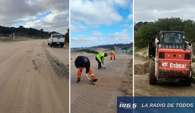 Ruta 10 (Piriápolis): solicitan transitar con precaución por tareas de limpieza.
