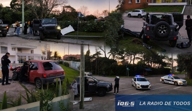 Violento choque en PDE