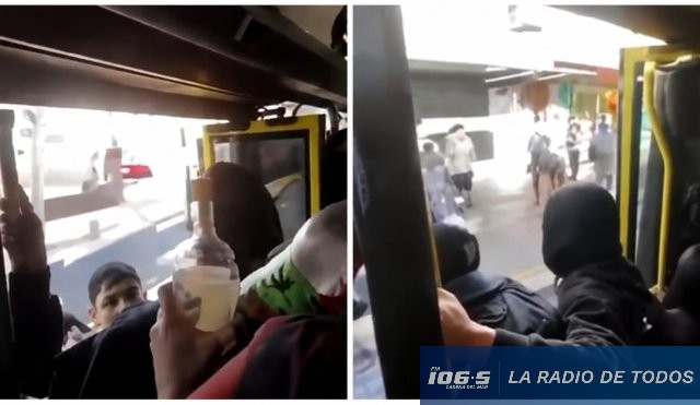 ¿Ómnibus Tomado? (hinchas de Cerro): video reveló trayecto con chofer a punta de pistola.