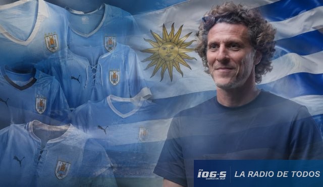 Diego Forlán (Uruguay): adelantó debut como DT y prepara convocatoria de Selección Mayor.