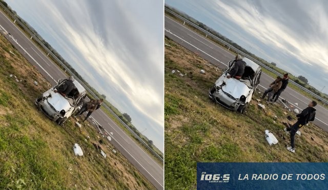 vuelco ruta 9