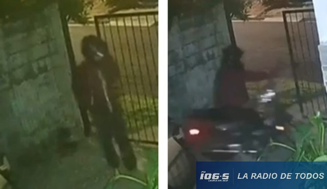 Hurto de moto (Maldonado): dos delincuentes quedaron registrados en video tras ingresar a una finca y llevarse el vehículo.