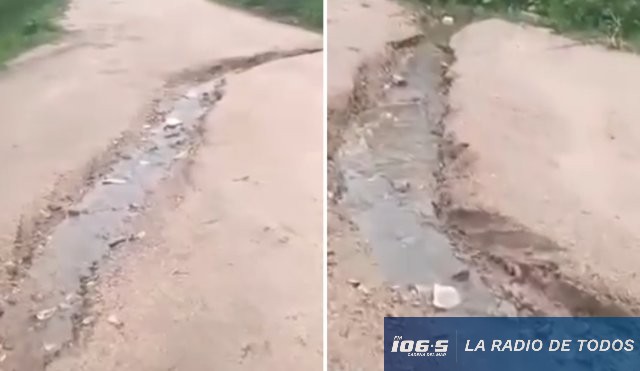 El Tesoro (La Barra): vecinos denuncian el deterioro crítico de las calles Cayetano Silva y Casiano Monegal.
