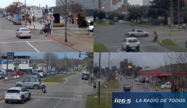 Infracciones de tránsito (Maldonado): autoridades exhortan a respetar los semáforos en rojo.