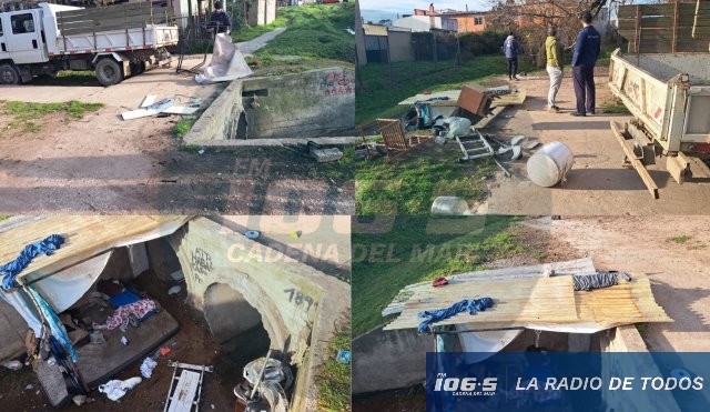 Maldonado Nuevo: Desmantelan asentamientos precarios tras denuncias vecinales.