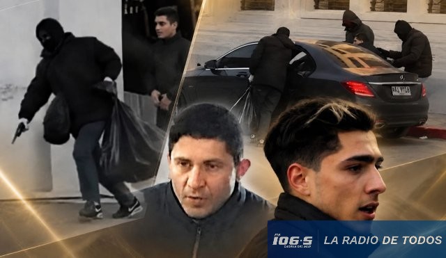 Rapiña BROU (identificados): Policía individualizó a 2 presuntos autores. Hay 1 detenido.