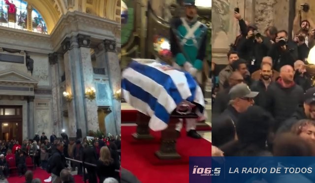 Ruben Rada (Palacio Legislativo): Presidente Orsi, Natalia Oreiro, León Gieco y cientos de admiradores lo despiden entre música y emoción.