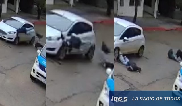 Atropello a dos menores (Salto): cámara registró impacto.